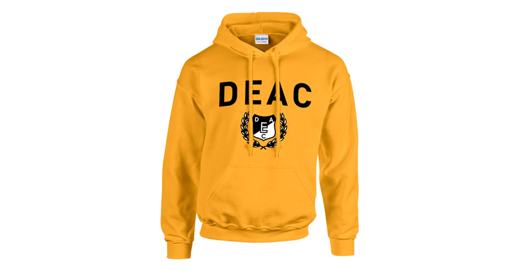 DEAC aranysárga bebújós pulóver XL DEAC UD Shop Egyetemi Ajándékbolt